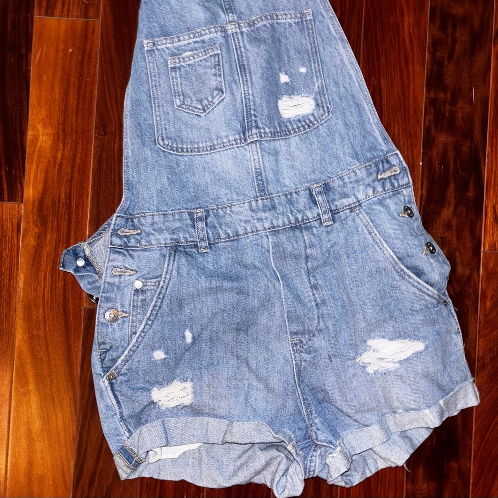 H&M Denim Overalls Sz 4 - Picture 2 of 5